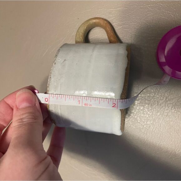 Hand thrown - Handmade 2” Pottery Small Mug / Espresso Mug - Picture 8 of 8